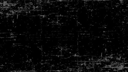 Old Film Effect. Battered Black Screen. Scratched Background. Vector illustration - obrazy, fototapety, plakaty