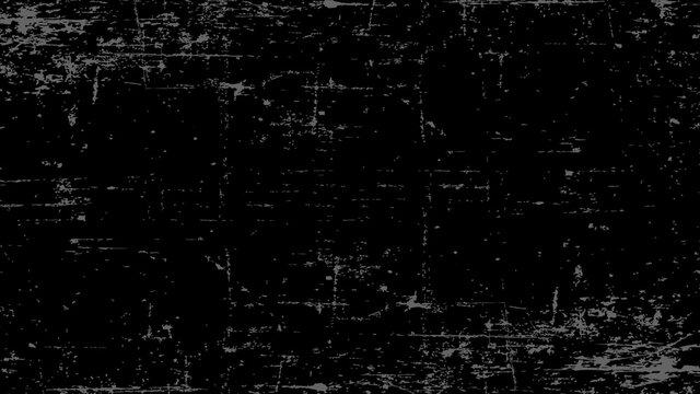 Old Film Effect. Battered Black Screen. Scratched Background. Vector illustration