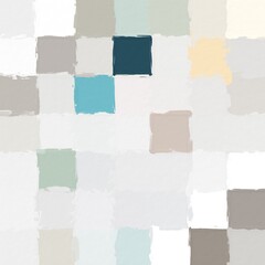 Colorful square pattern with a rough texture background. Background texture wall and have copy space for text. Picture for creative wallpaper or design art work.
