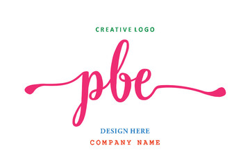 PBE lettering logo is simple, easy to understand and authoritative