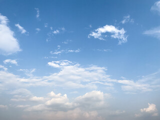 blue sky and clouds