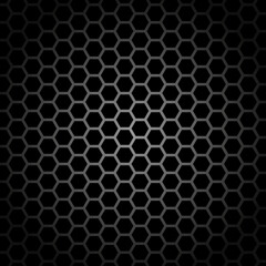 The black honeycomb, hexagon stock illustration