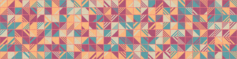 Abstract Geometric Pattern generative computational art illustration