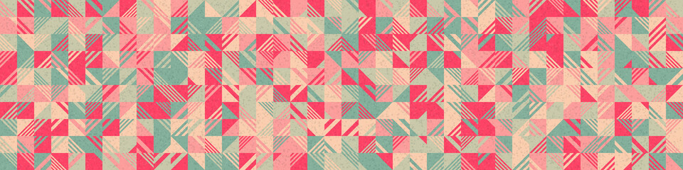 Abstract Geometric Pattern generative computational art illustration