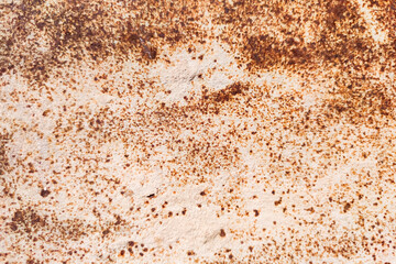Rust with scuffed paint texture. Scratched metal texture. Rusty metal background