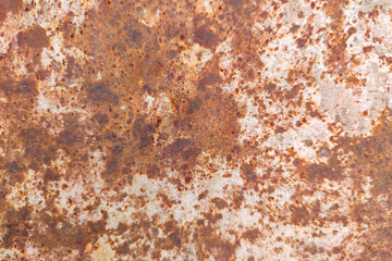 Rust with scuffed paint texture. Scratched metal texture. Rusty metal background