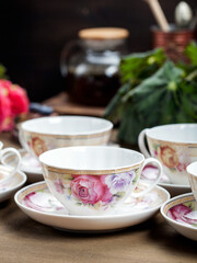 still life with tea
