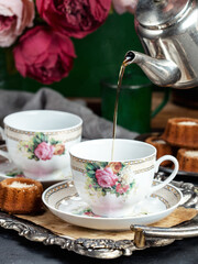 cup of tea and cookies