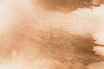 brown watercolor painted background texture