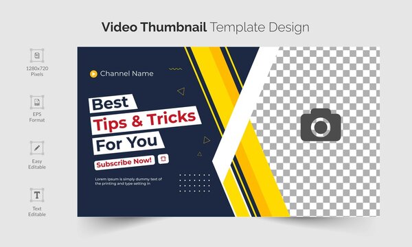 Abstract Video Thumbnail Design for My channel.