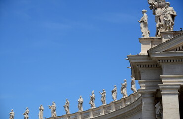 Obraz premium Vatican City, a city-state in central Rome, Italy, is the heart of the Roman Catholic Church. In addition to being the seat of the Pontiff, it houses a collection of extraordinary works of art, archit