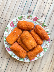 Risoles is Indonesia traditional snack usually served for iftar or break fasting in Ramadan month.