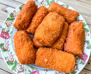 Risoles is Indonesia traditional snack usually served for iftar or break fasting in Ramadan month.