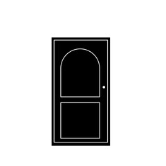 door isolated on white background