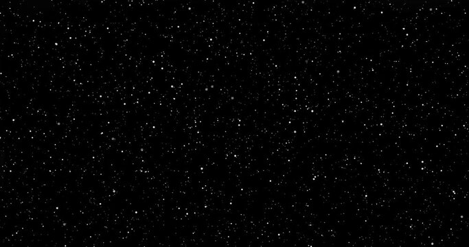 space stars animated background. Flying through black space video animation high light speed