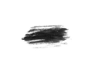 Beautiful isolated black paint brush for painting