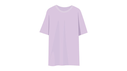 Lilac t shirt vector, oversize lilac t-shirt. Caplsule wardrobe 2021 vector design. 