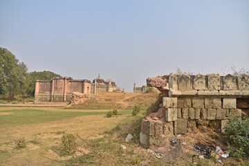 Fototapeta premium Group of old Tombs and Mosques in jhajjar district, haryana, india