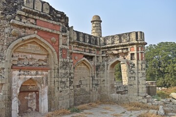Fototapeta premium Group of old Tombs and Mosques in jhajjar district, haryana, india