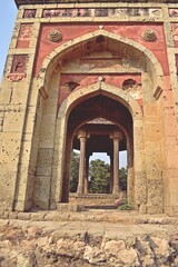 Naklejka premium Group of old Tombs and Mosques in jhajjar district, haryana, india