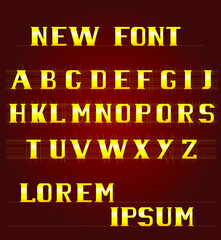 New font