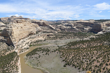 The Scenic Beauty of Colorado. Wagon Wheel Point on the Yampa River in Dinosaur National Monument