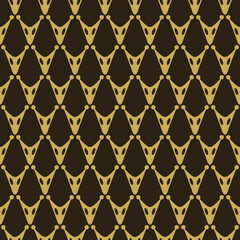Naklejka premium Mosaic background pattern with decorative ornaments on a black background, wallpaper. Seamless pattern, texture. Vector illustration for design.