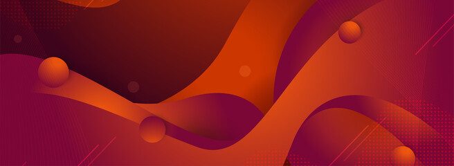 Abstract Dynamic Red Background with Minimalism Concept.