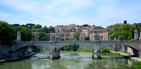 ITALY-ROME View of the Tevere River near the Vatican City