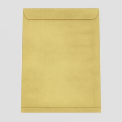 Realistic 3D Render of Paper Envelope