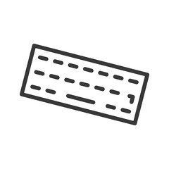 Keyboard icon. Computer symbol modern, simple, vector, icon for website design, mobile app, ui. Vector Illustration