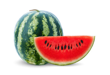  watermelon on white background.