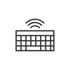 Keyboard icon. Computer symbol modern, simple, vector, icon for website design, mobile app, ui. Vector Illustration