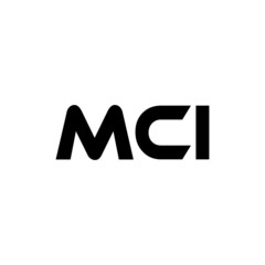 MCI letter logo design with white background in illustrator, vector logo modern alphabet font overlap style. calligraphy designs for logo, Poster, Invitation, etc.

