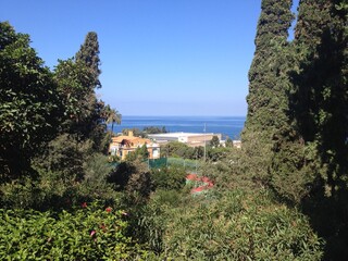 view of the region sea and town