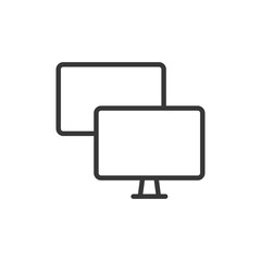 Electronic devices icon. Computer symbol modern, simple, vector, icon for website design, mobile app, ui. Vector Illustration