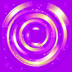 Illustration of abstract background with blurred magic lights