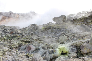 那須の茶臼岳、朝日岳、三本槍岳の縦走登山