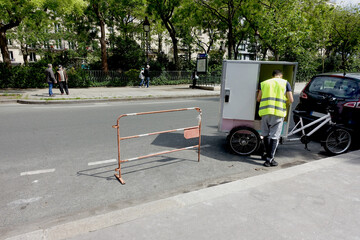 Livreur à vélo