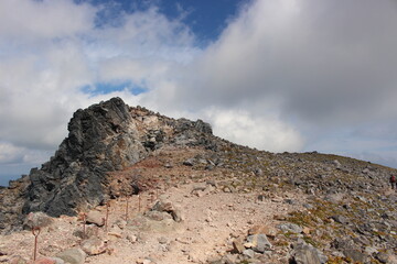 那須の茶臼岳、朝日岳、三本槍岳の縦走登山