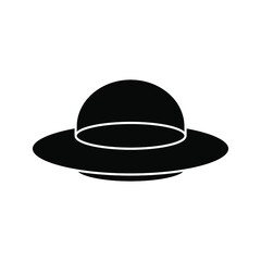The icon of UFO. Simple flat icon illustration, vector of UFO for a website or mobile application color editable
