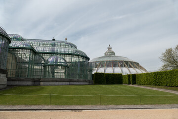 Belgium, Brussels, the royal greenhouses of laeken