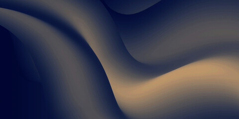 Blue wavy surface. Minimalistic design. Vector 3d illustration. Abstract background in trend colors. Colorful trend graphic design. Multi-colored gradient substance. Modern cover template, eps