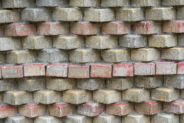 Close-up of textured wall made of bricks