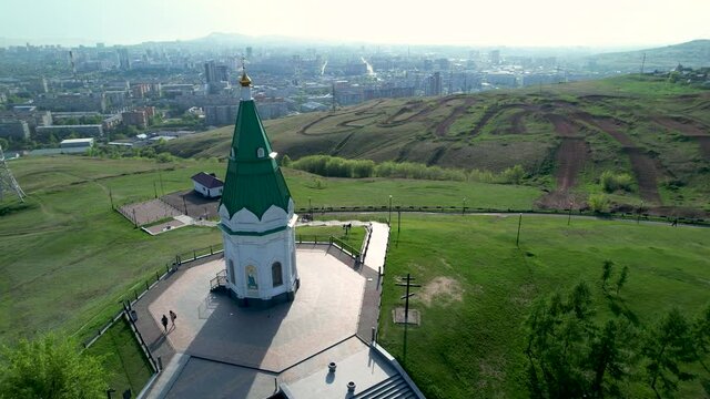 The chapel of Paraskeva Friday in Krasnoyarsk The chapel of Paraskeva Pyatnitsy in Krasnoyarsk The orthodox chapel