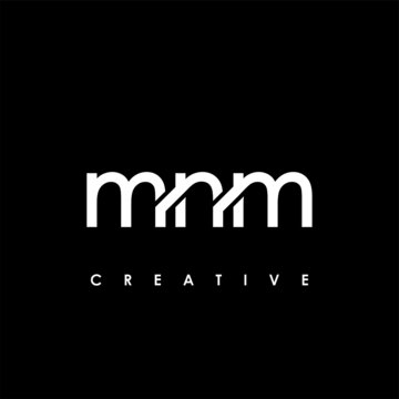 MNM Letter Initial Logo Design Template Vector Illustration