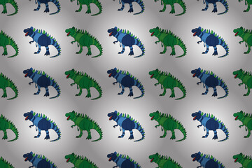 pattern with interesting doodles on colorfil background. Pano. Raster illustration.