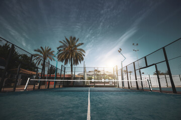 a tennis court