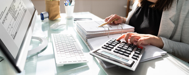 Professional Accountant Woman In Office