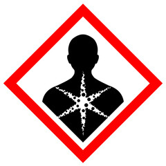 Health hazard vector warning sign - 436370941